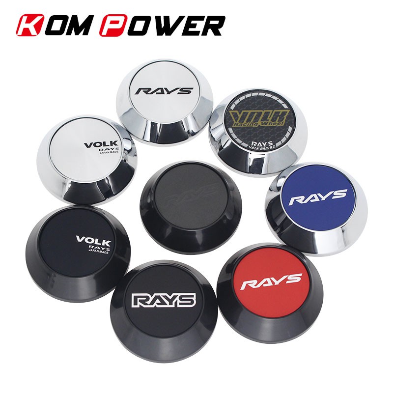 4pcs 65mm japan volk racing car wheel center caps rays racing wheel