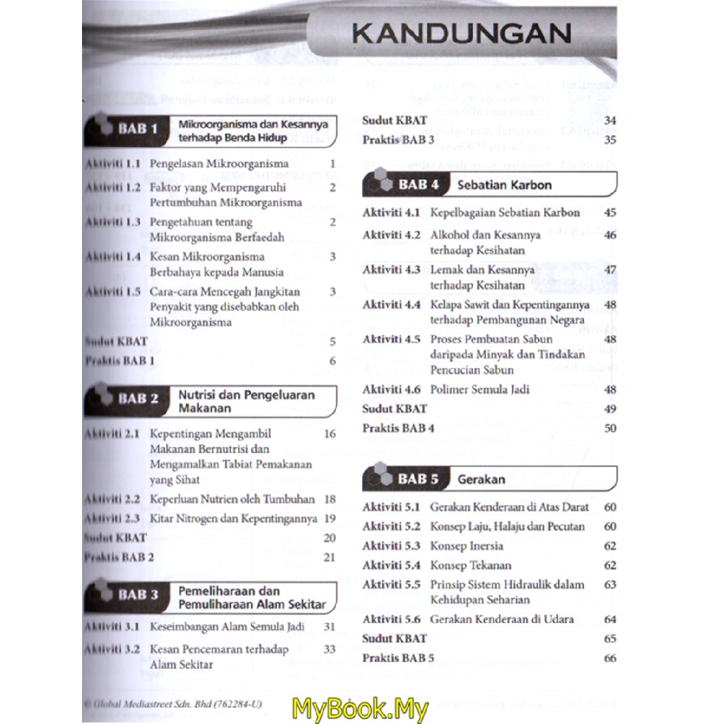 Myb Buku Latihan Modul Intelek Ops A Kssm Tingkatan 5 Sains Science Dwibahasa Nusamas Shopee Malaysia