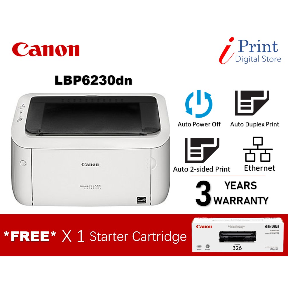 Canon ImageCLASS LBP6230dn Laser Printer Shopee Malaysia