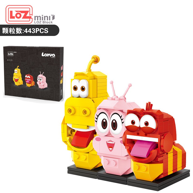 READY STOCK) LOZ 4105 Larva Cartoon Series Characters Micro Particle Toy  Bricks | Shopee Malaysia