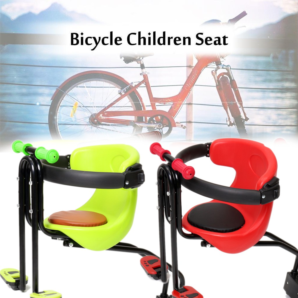 bike with child seat in front