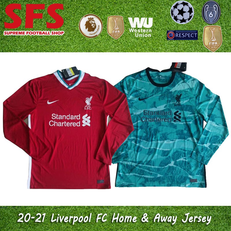 liverpool home long sleeve jersey