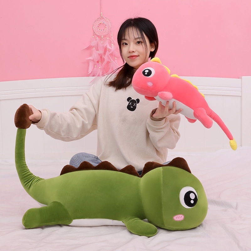 110cm Dinosaur Plushie Doll Sleeping Stuffed Pillow Dinosaur Best Hug