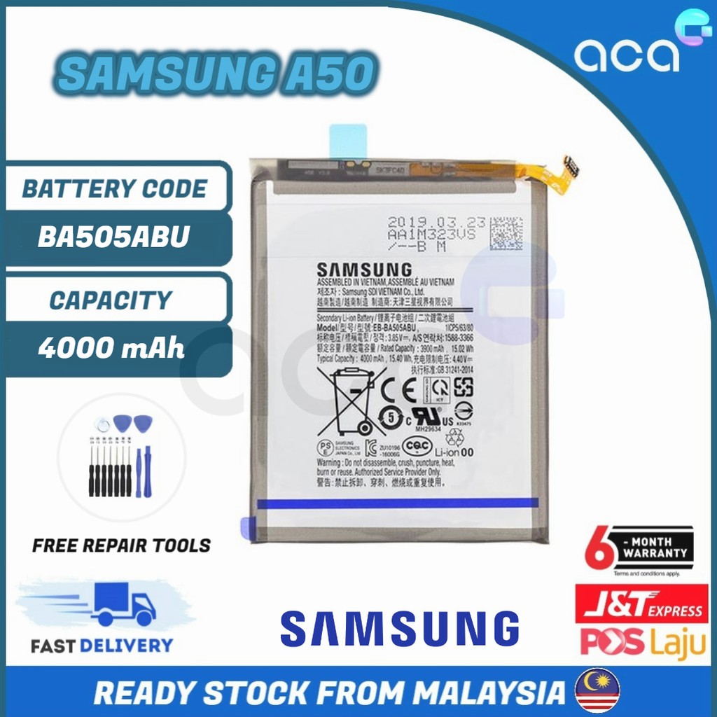 galaxy a50 battery mah