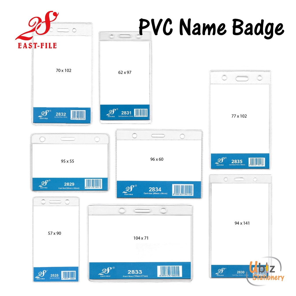 PVC NAME TAG NAME BADGE ID TAG TRANSPARENT ID NAME TAG Shopee 