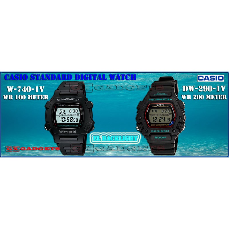 casio dw 290 specification