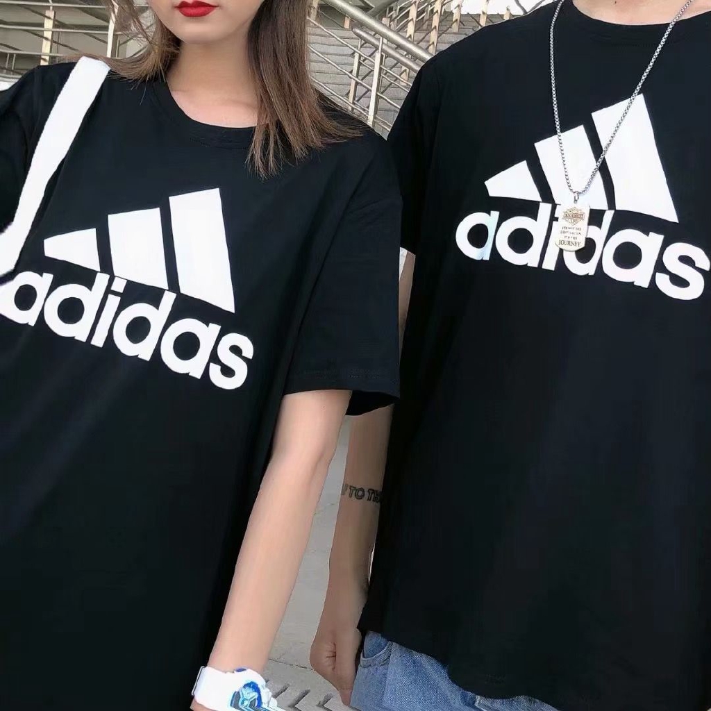 adidas couple t shirt