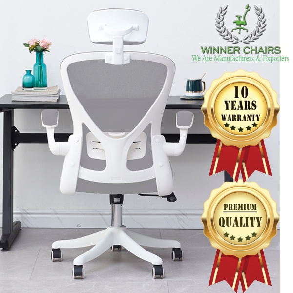 Ergonomic Office Chair WN 889A-WH Highback Computer/ Office chair (10 Years Warranty)