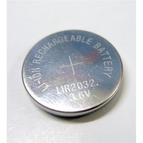 LIR2032 3.6V Button Coin Cell Rechargeable Battery CR2032 Lithium