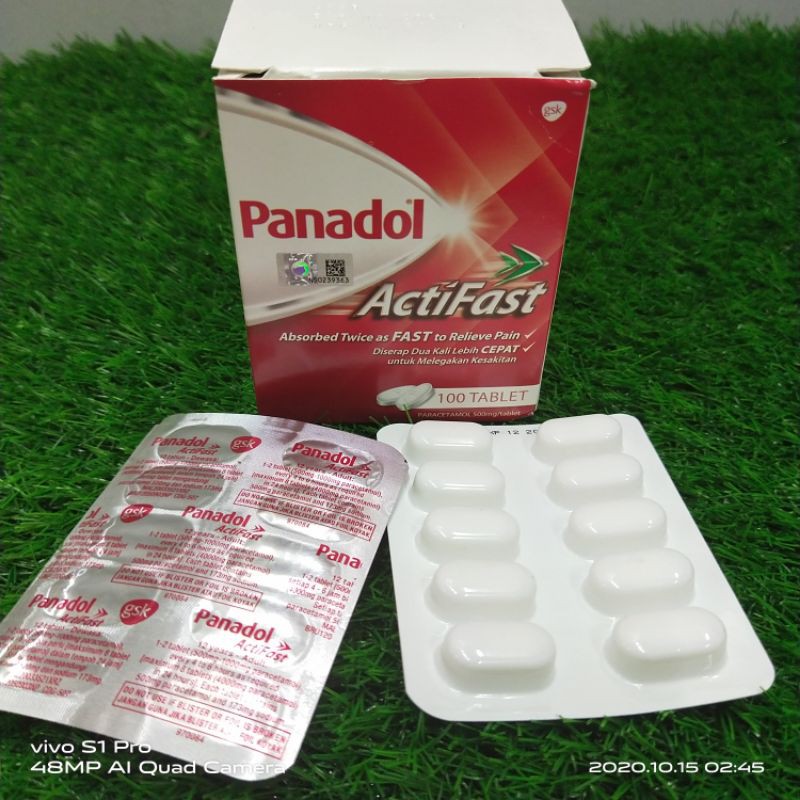 Panadol Actifast 500 Mg Isi 10 Tablet Shopee Malaysia