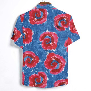  Kemeja  Lelaki Mens New  Short Sleeve hawaiian shirt kemeja  