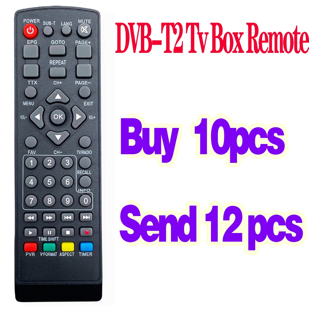 DVBT2 Tv Box Remote Control MY TV Mediacorp Tv For DVB T2 Decoder