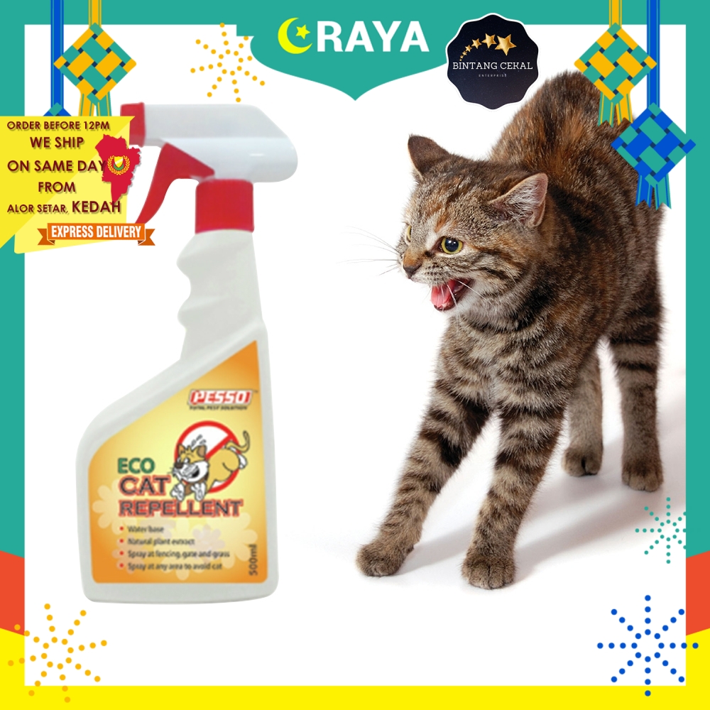 PESSO Eco Cat Repellent with Natural Active Ingredient (500ml) Halau
