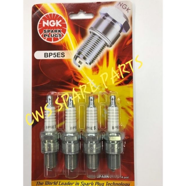 WIRA VDO SPARK PLUG NGK BP5ES-11 100% ORIGINAL (1SET 4PC) | Shopee Malaysia