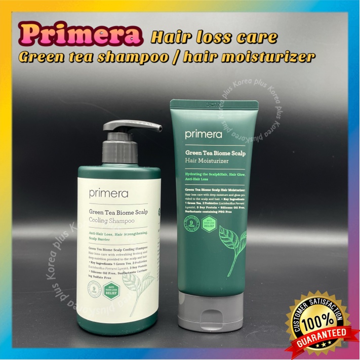 [Primera] Greentea Biome Scalp Cooling Shampoo / Hair moisturizer
