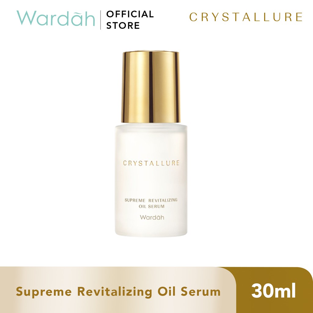 Wardah Crystallure Supreme Revitalizing Oil Serum (30ml) Shopee Malaysia