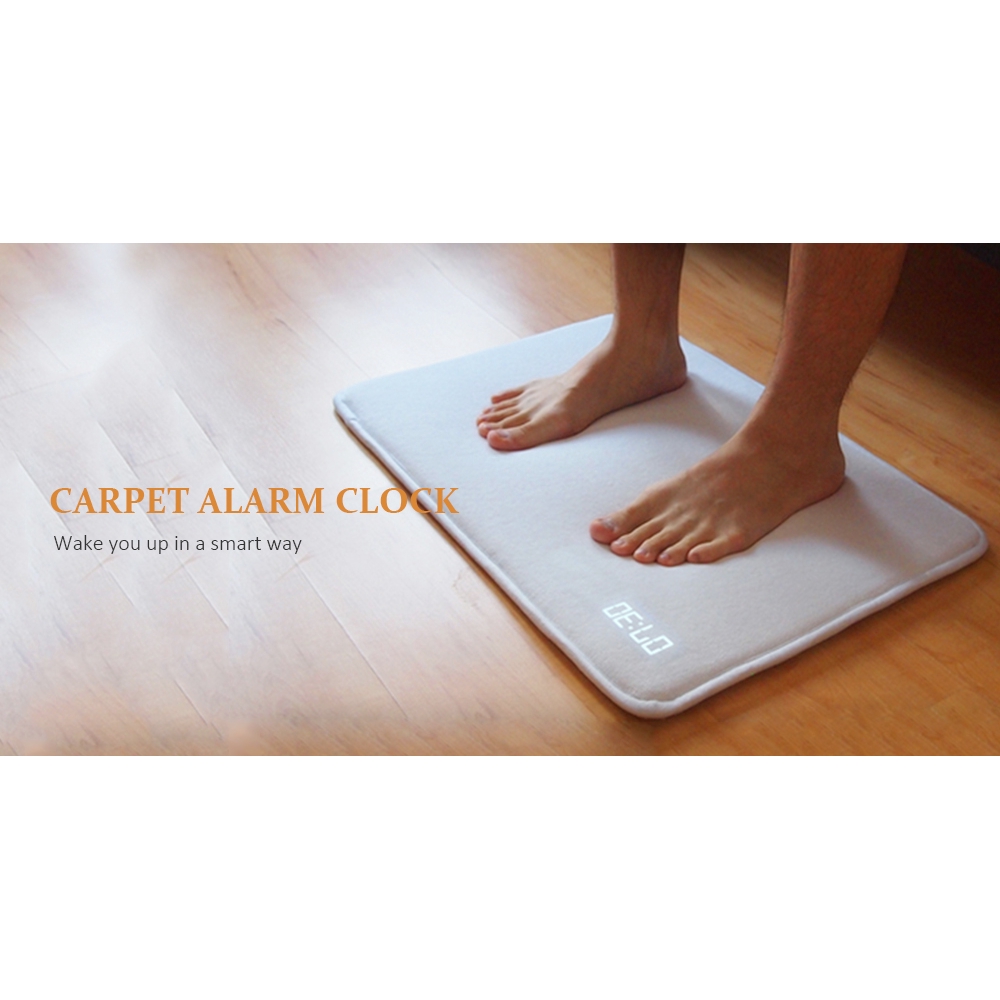 Soft Carpet Alarm Clock Led Smart Digital Display Rug Shopee
