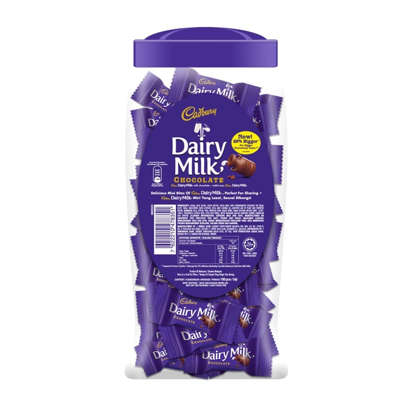 Cadbury Dairy Milk Neap Jar 405g Shopee Malaysia