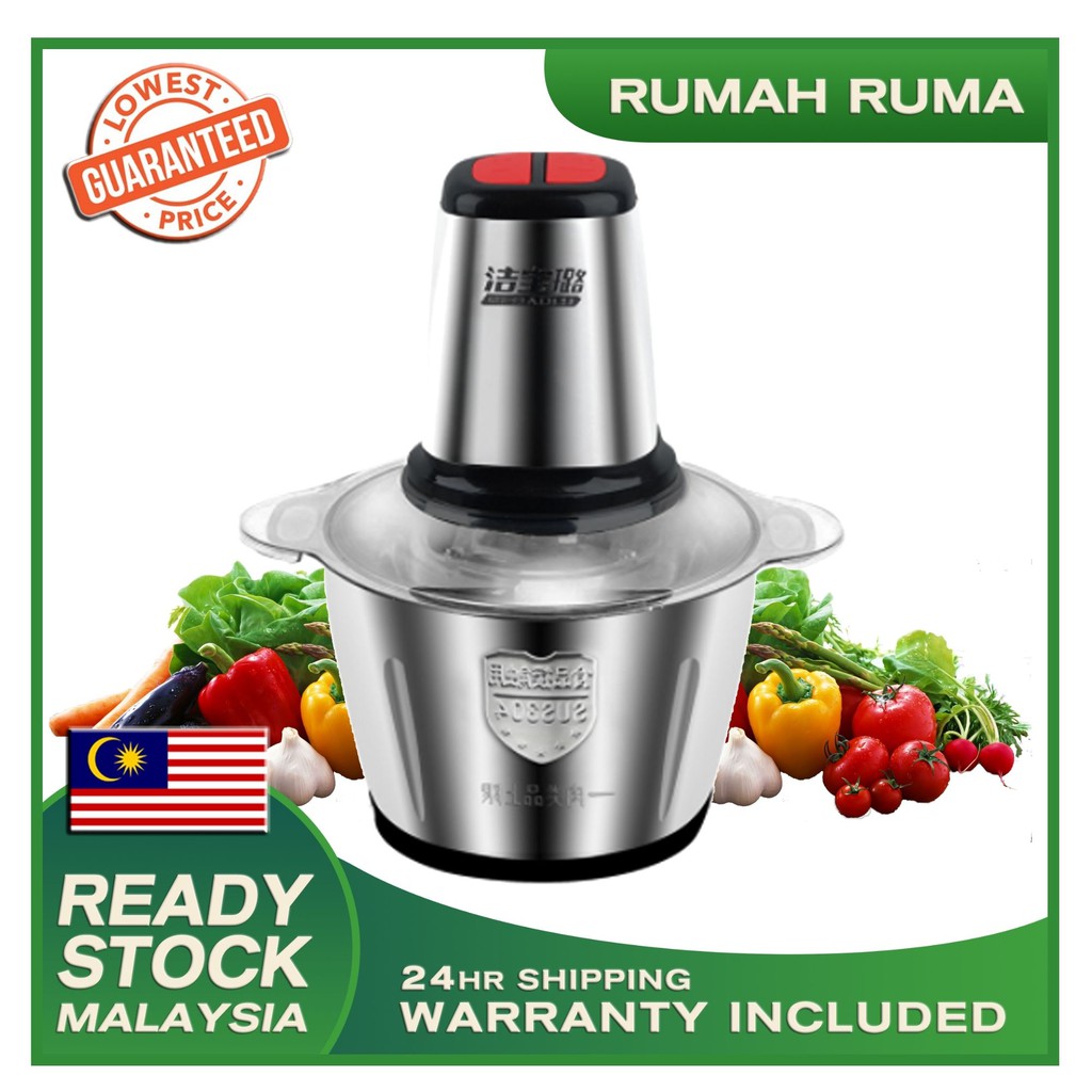 Stainless Steel Automatic Electric Meat Food Grinder Mincer Pengisar