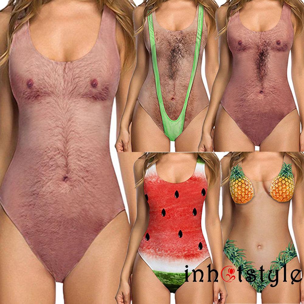 man chest one piece swimsuit