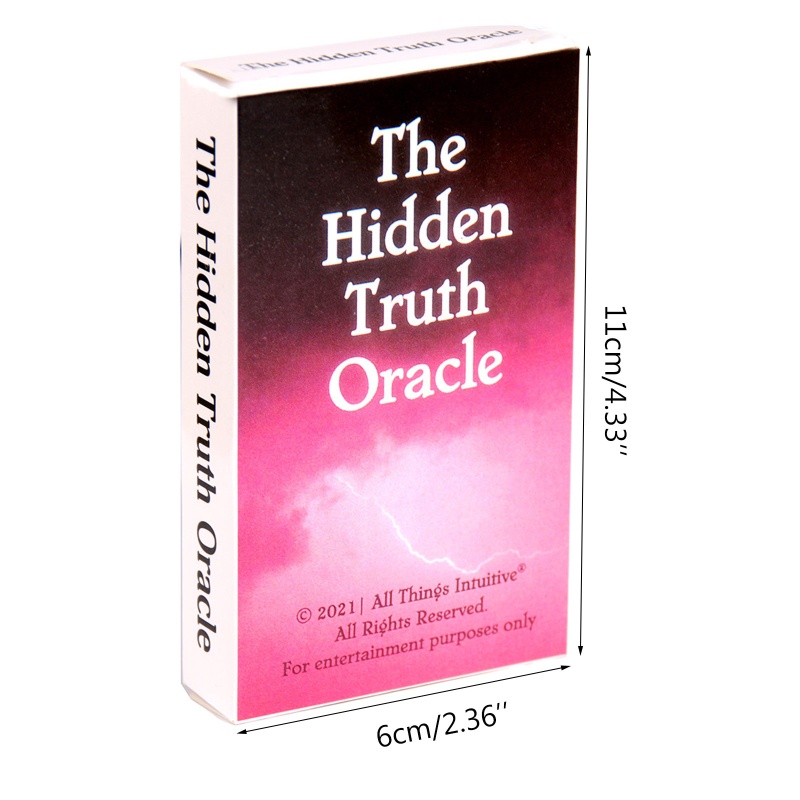 fol The Hidden Truth Cards Deck English Tarot Deck Cards for Family Holiday Party
