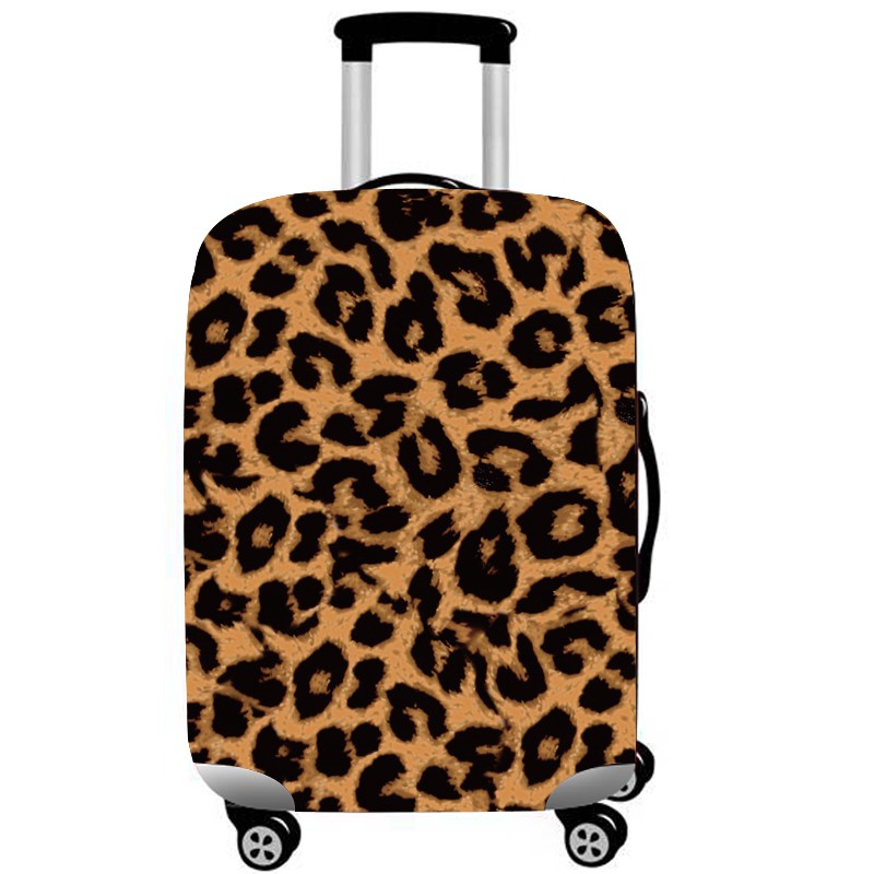 leopard luggage