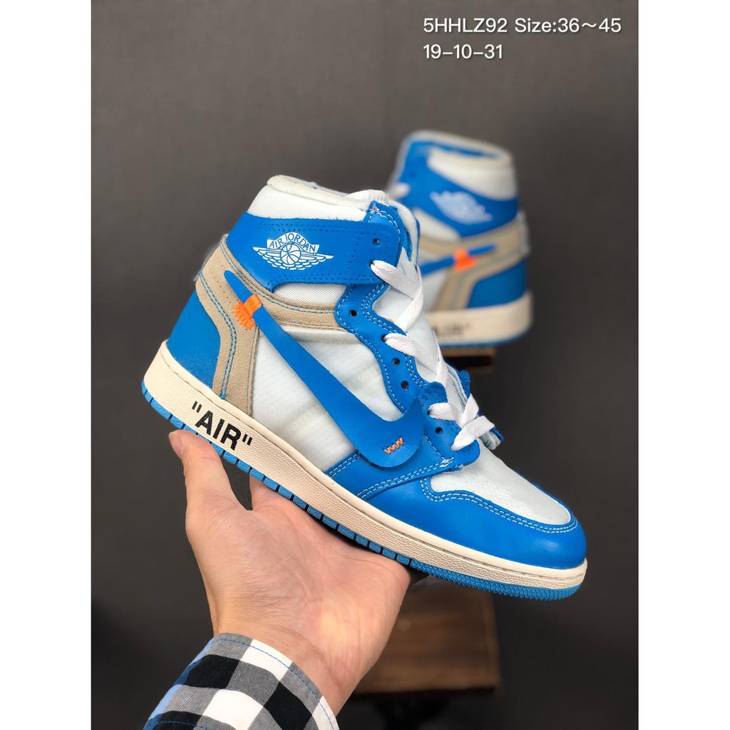 off white carolina blue