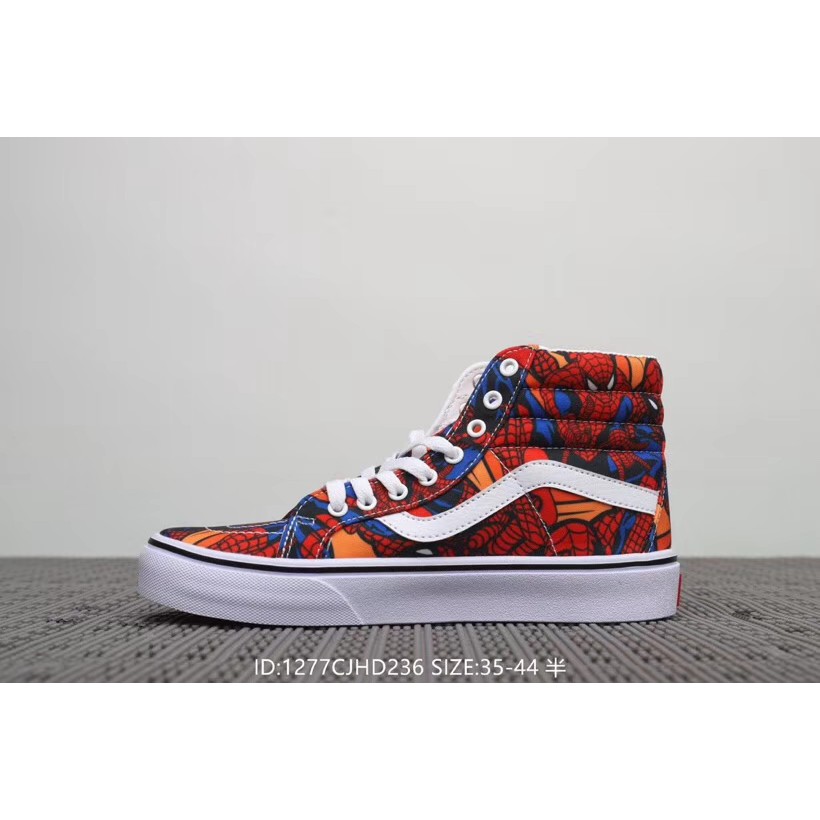 spider man high top vans