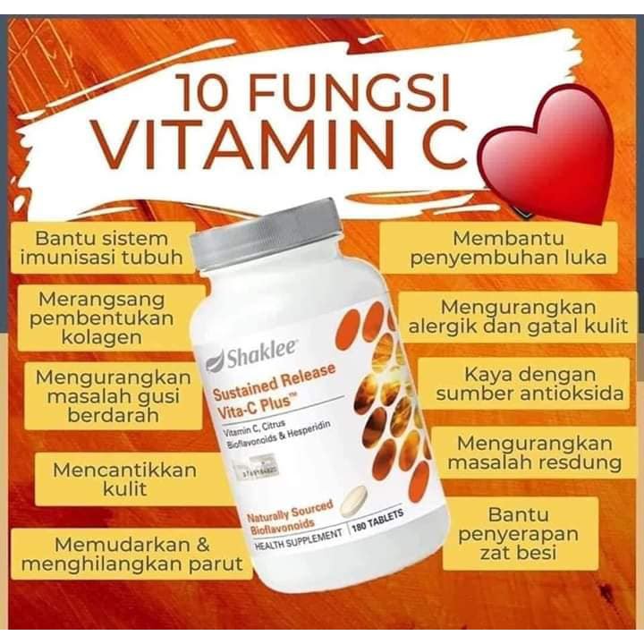 Shaklee Sustained Release Vita C Plus Good Vitamin C For Better Skin And Healthy Lifestyle Best Vitaminc Skin Shopee Malaysia