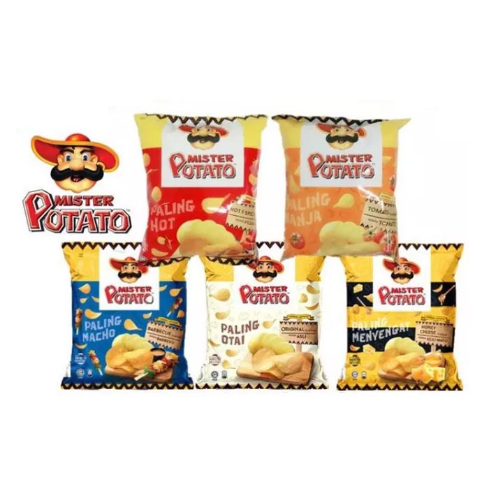 Mister Potato 75g BBQ/HONEY CHEESE/HOT SPICY/TOMATO | Shopee Malaysia