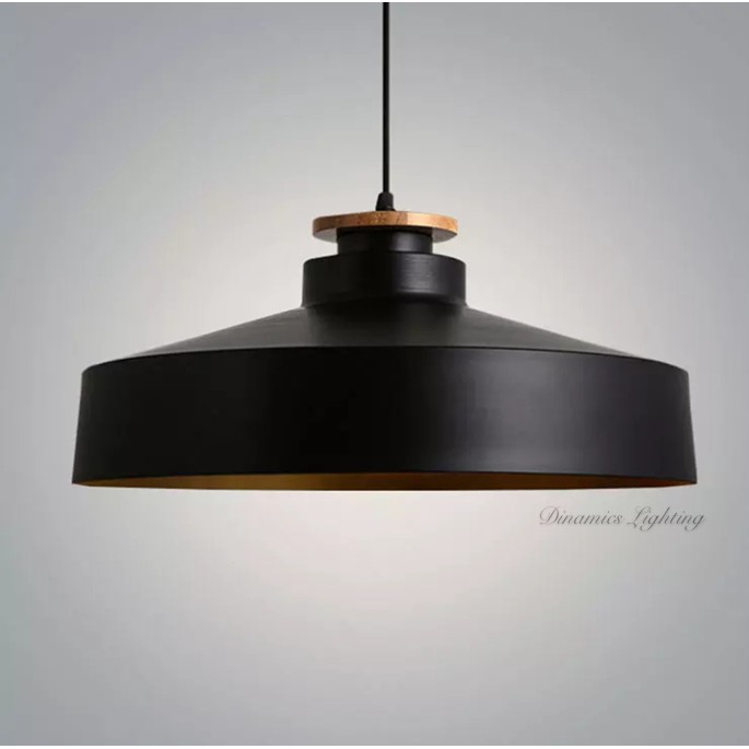 Black Pendant Light Kitchen Modern Ceiling Lights Bar Wood