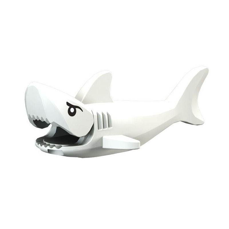 lego white shark