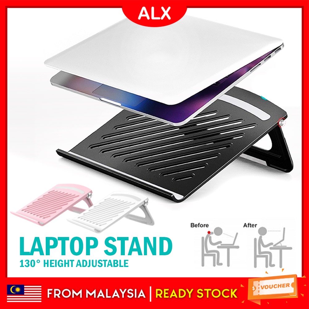 ALX Adjustable Laptop Stand Laptop Holder Foldable Notebook Stand Laptop Ventilation Cooling Stand Support 17in笔记本电脑支架