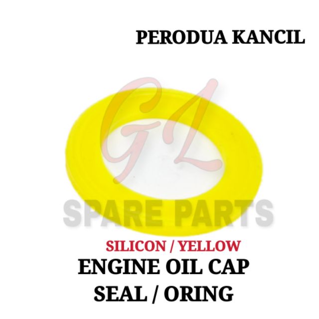 SILICON ENGINE OIL CAP SEAL ORING KANCIL PERODUA (YELLOW 
