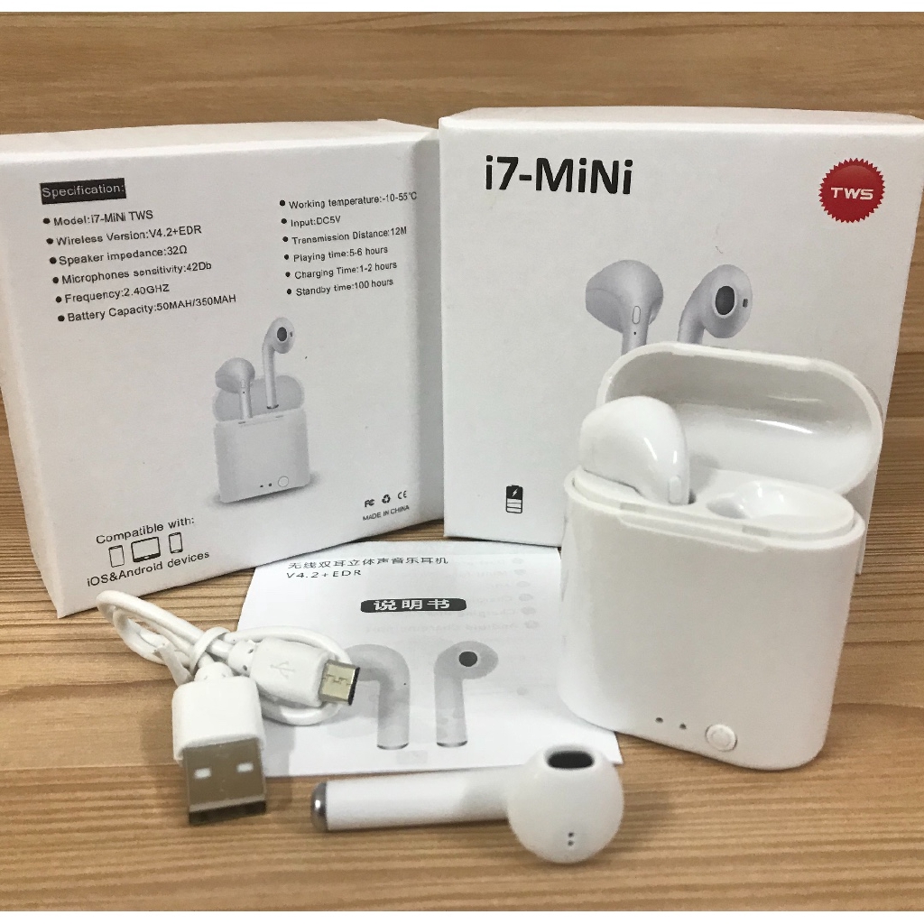 (Ready Stock) I7-MINI TWS Bluetooth Earbuds | Shopee Malaysia