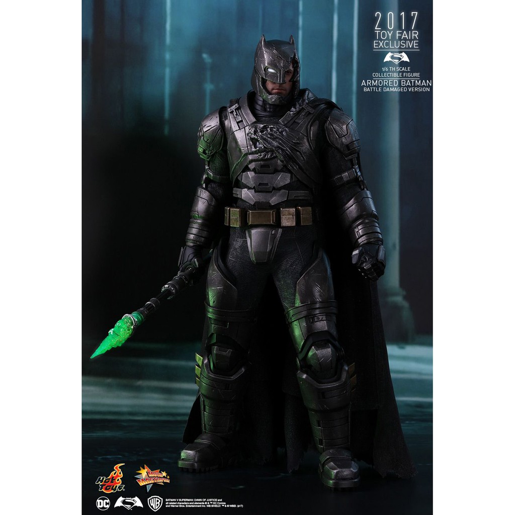 Hot Toys - Batman V Superman - Armored Batman (Battle Damaged Ver) | Shopee  Malaysia