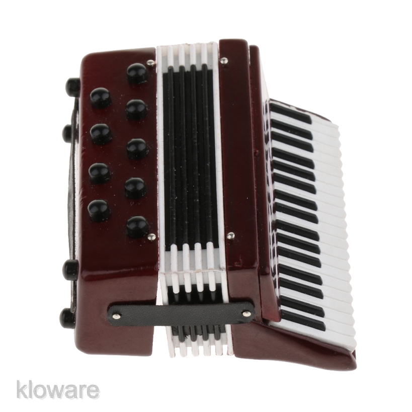 Accordion Miniature Model For House Office Studio Decorative Accessory - 