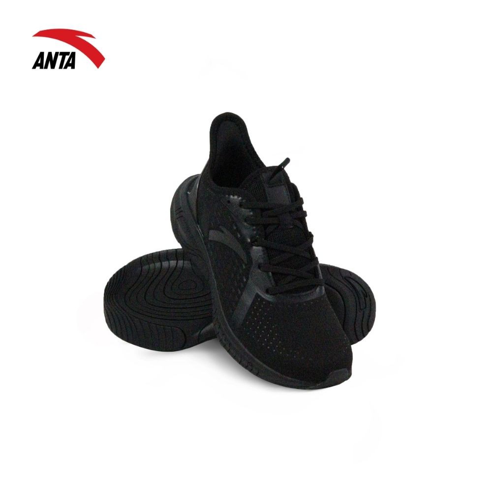 anta running shoes black