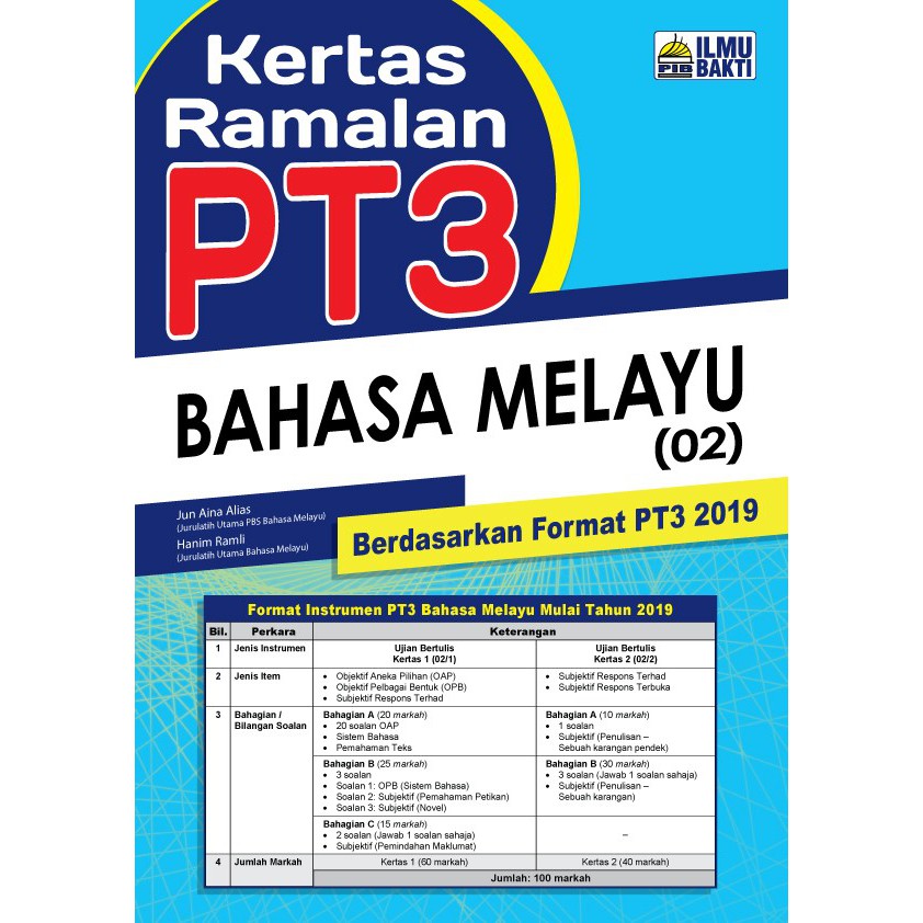 Soalan Sebenar Pt3 2019 Bahasa Melayu