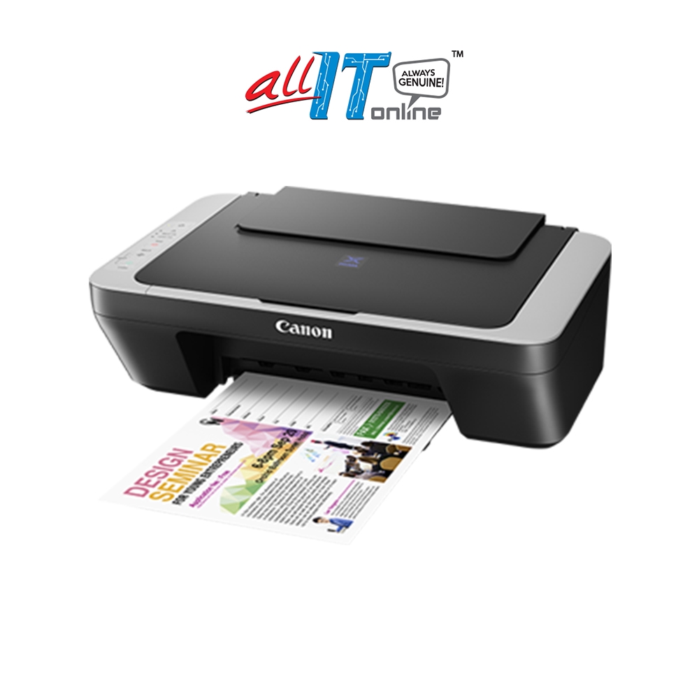 Canon PIXMA Ink Efficient E410 All in One Printer Black/Grey (Same