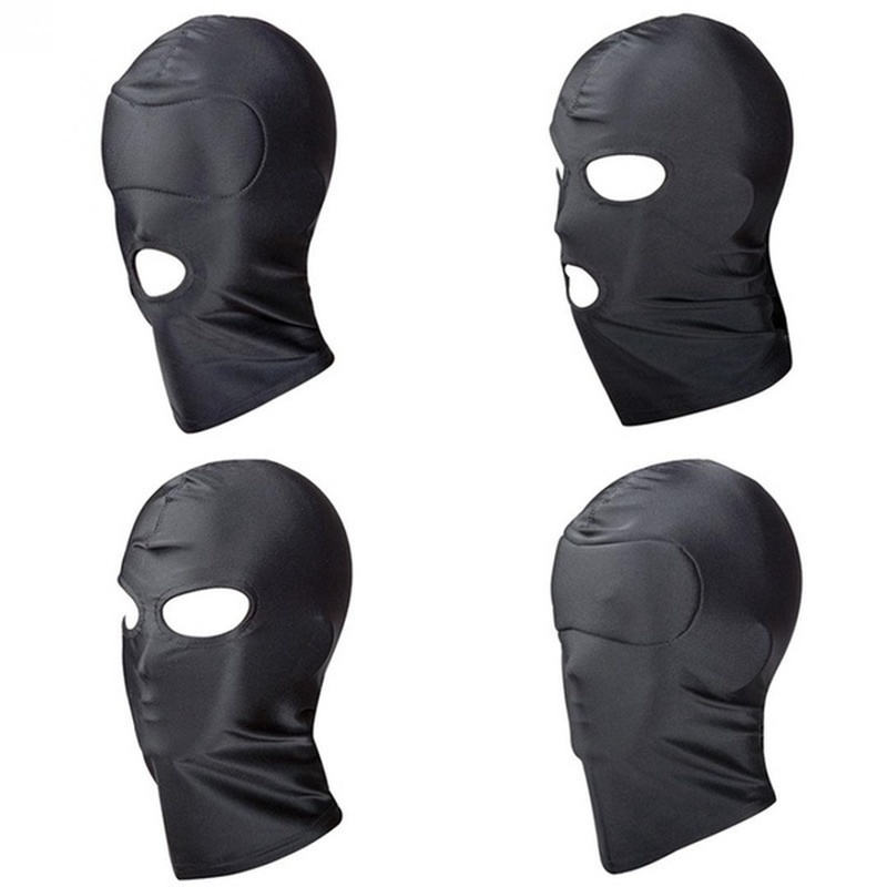 New Fashion Open Mouth Eye Bondage Mask Adult Game Toys Party