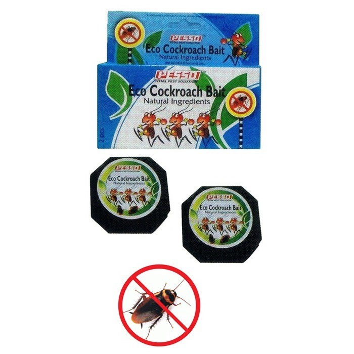 Pesso Eco Cockroach Bait (2pc set )/ ubat lipas umpan lipas / Insects ...