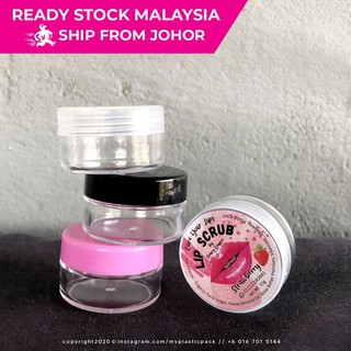 ShipFromJohor⚠️ 10g 50g Container Bekas 10GM Krim Cream Lipscrub Bekas Kosmetik Cosmetic Plastic