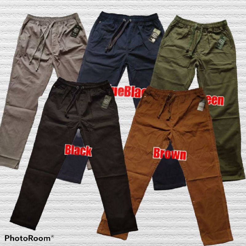 SLACK PANTS DEWASA MURAH/COTTON BLEND Starch Able Saiz 30-40 (unisex ...