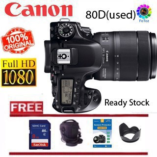 2nd hand canon 80d