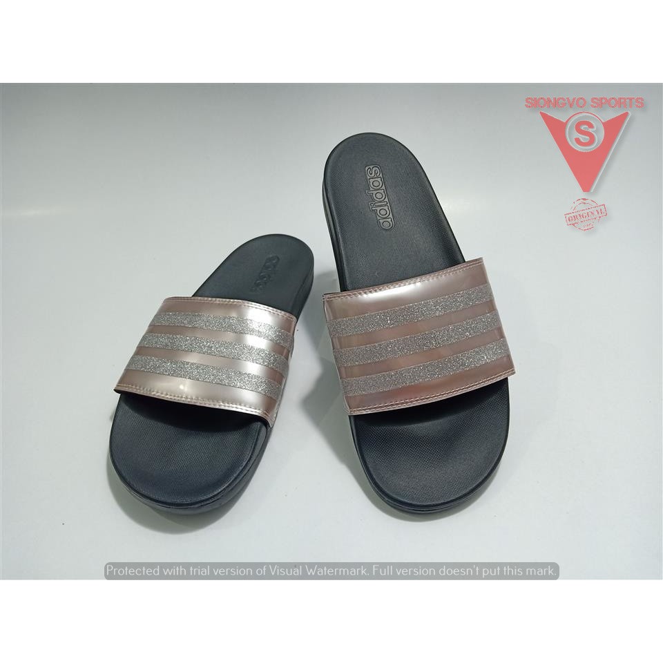 Adidas Adilette Comfort Slides Sandals 19 5679 Shopee Malaysia