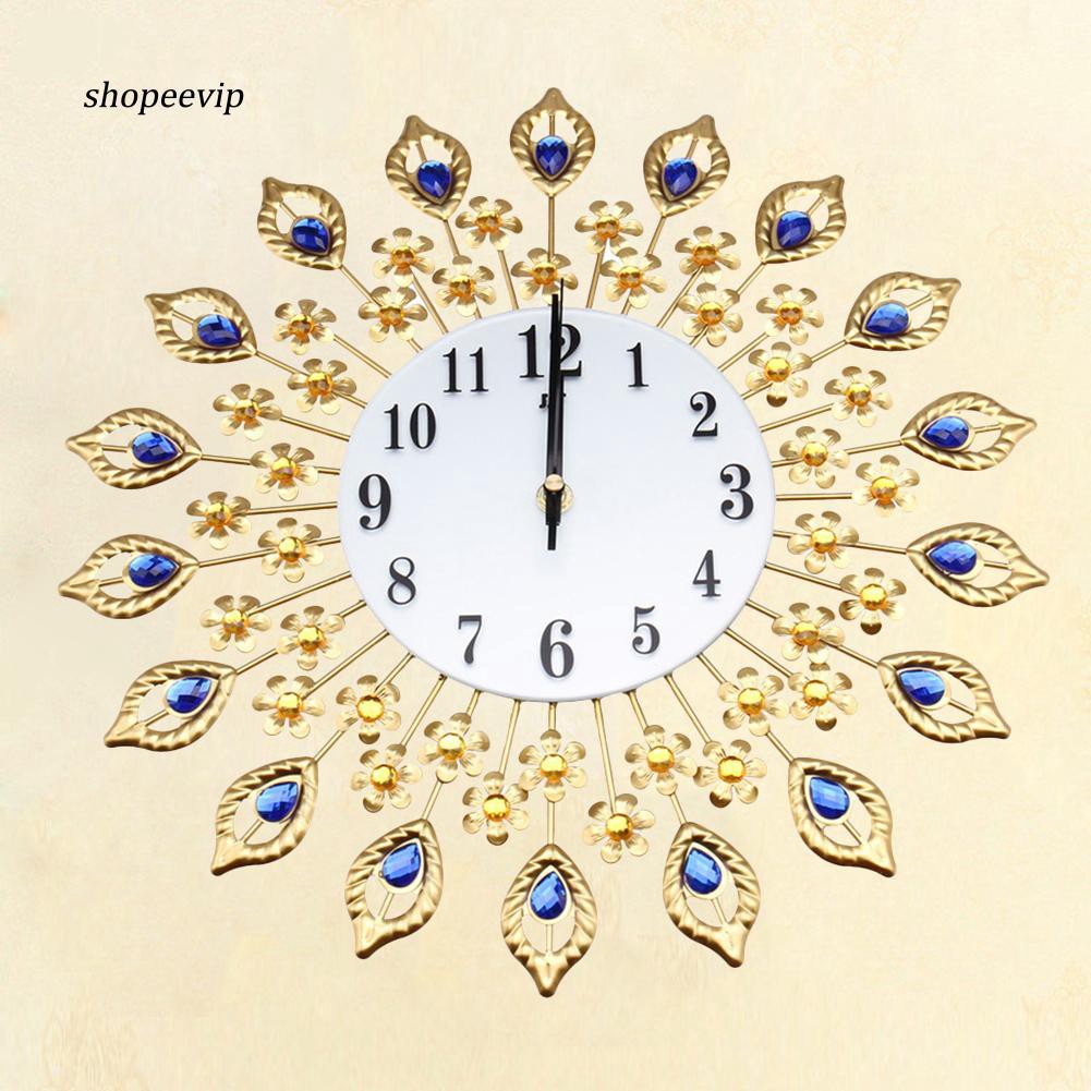 Spvp Fashion Flower Rhinestone Silence Golden European Home Decor