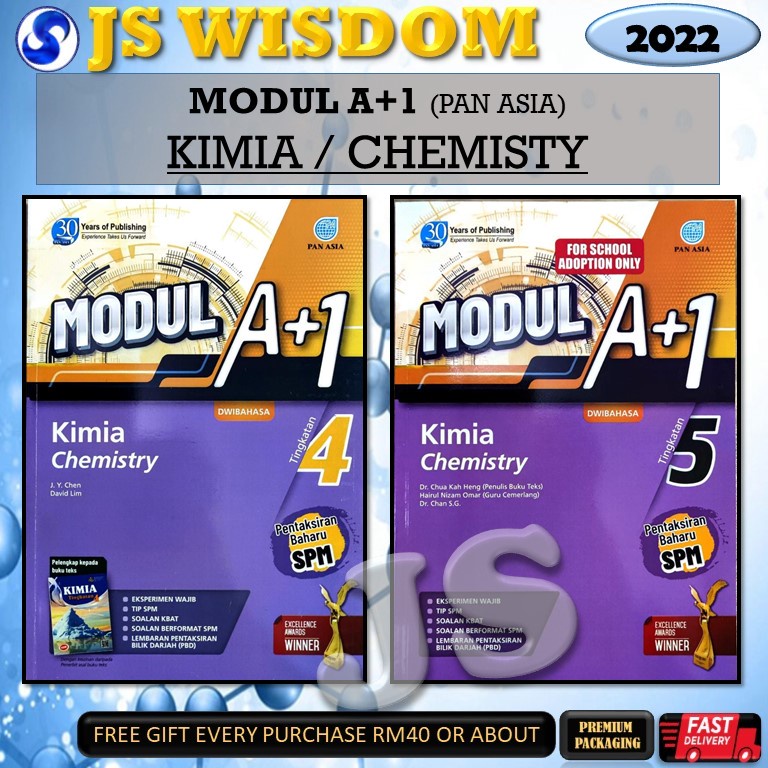 2022 Modul A 1 Kimia Chemistry Dwibahasa Tingkatan 4 Tingkatan 5 Kssm Pan Asia Shopee Malaysia