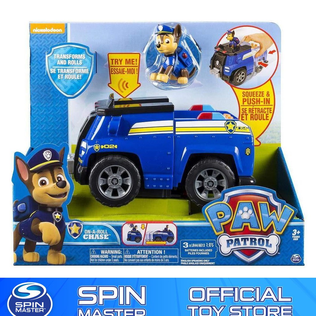 [Original] Paw Patrol Feature Vehicle OnARoll Chase Toys for Kids
