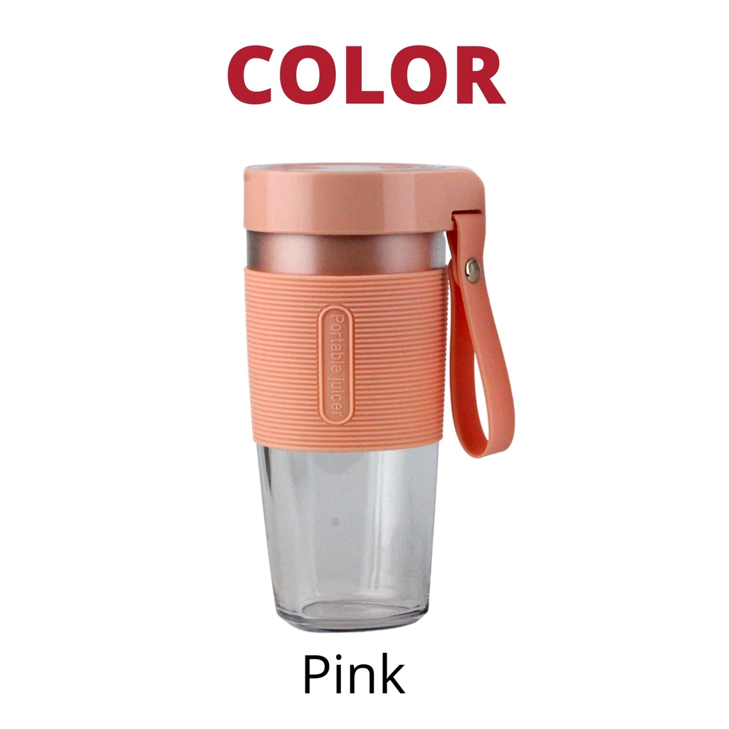 USB Portable Fruit Juice Cup Blender Easy Cleaning Electric Mixer With Silicone Handle (BX-188 Blender)